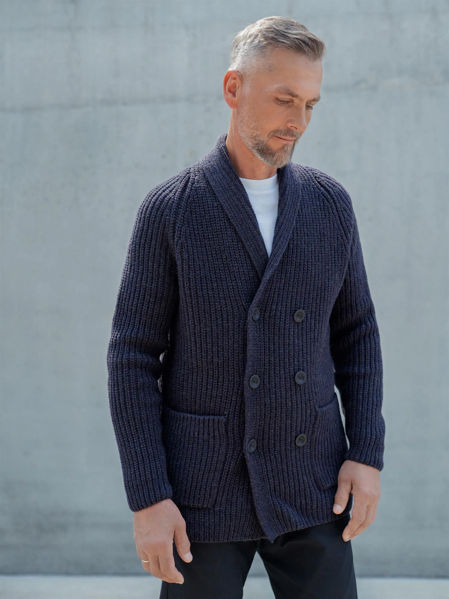 STRICKJACKE HARRY AUS MERINOWOLLE