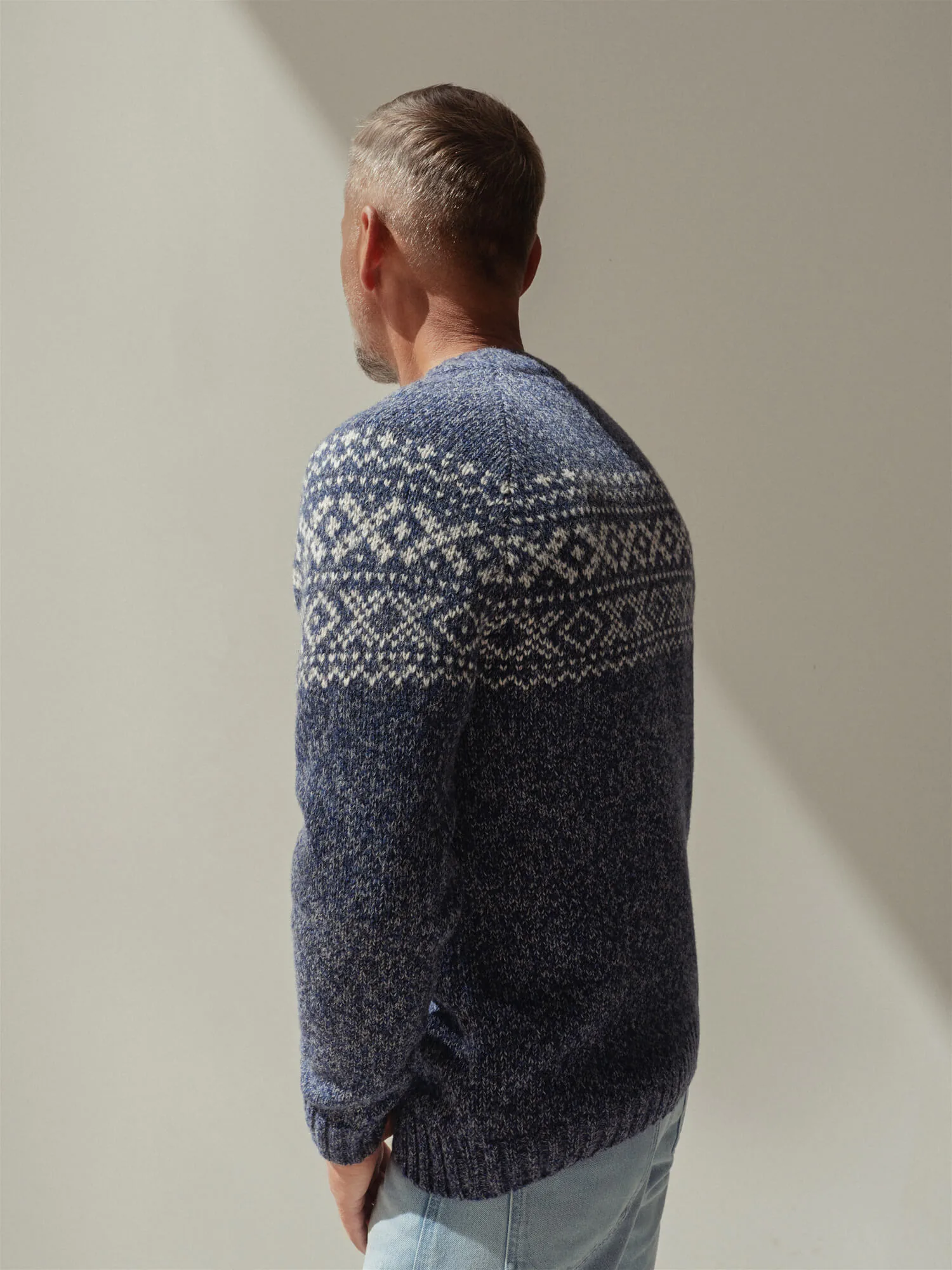 SKANDINAVISCHER PULLOVER ARNO AUS MERINOWOLLE