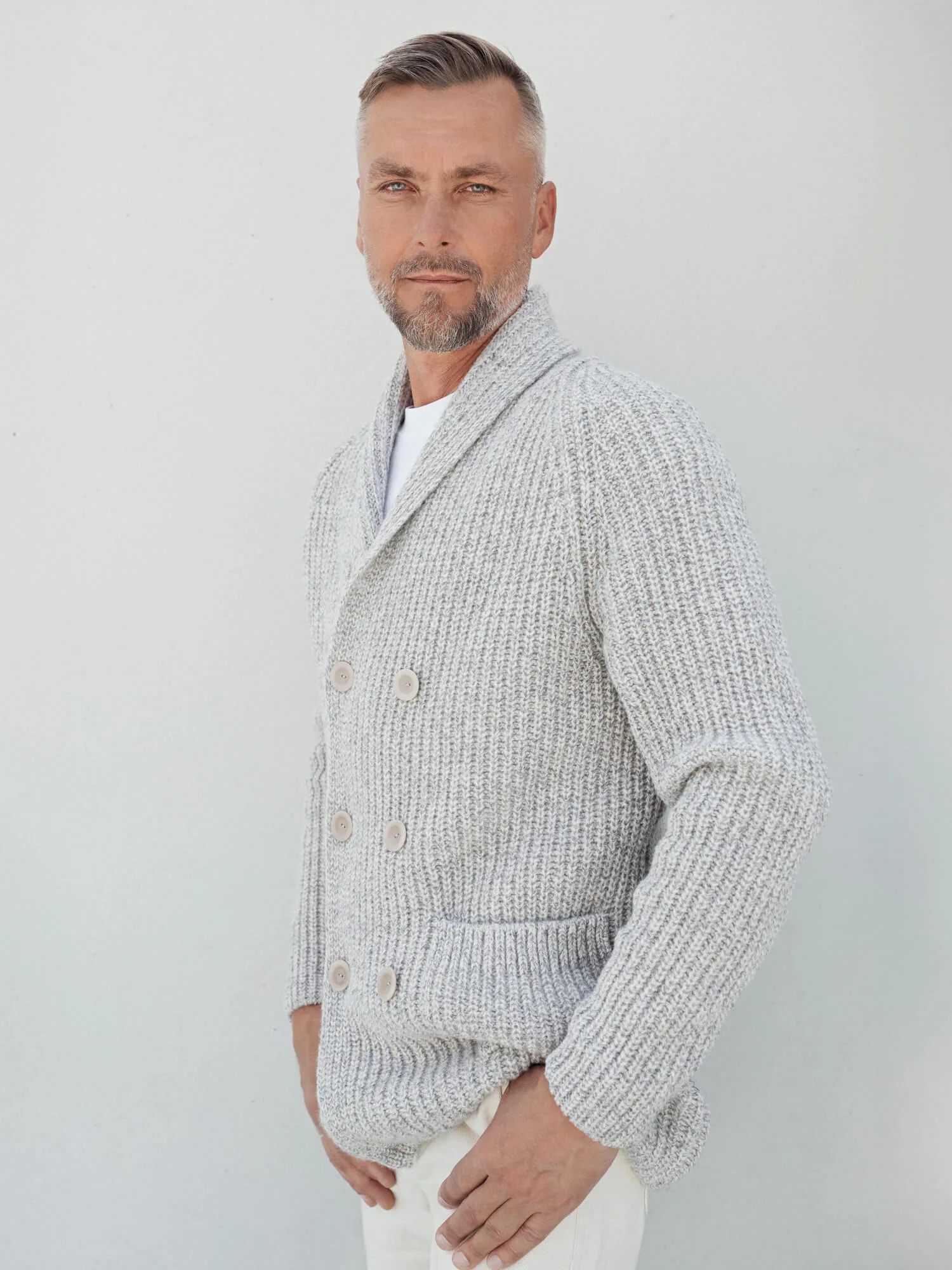 STRICKJACKE HARRY AUS MERINOWOLLE