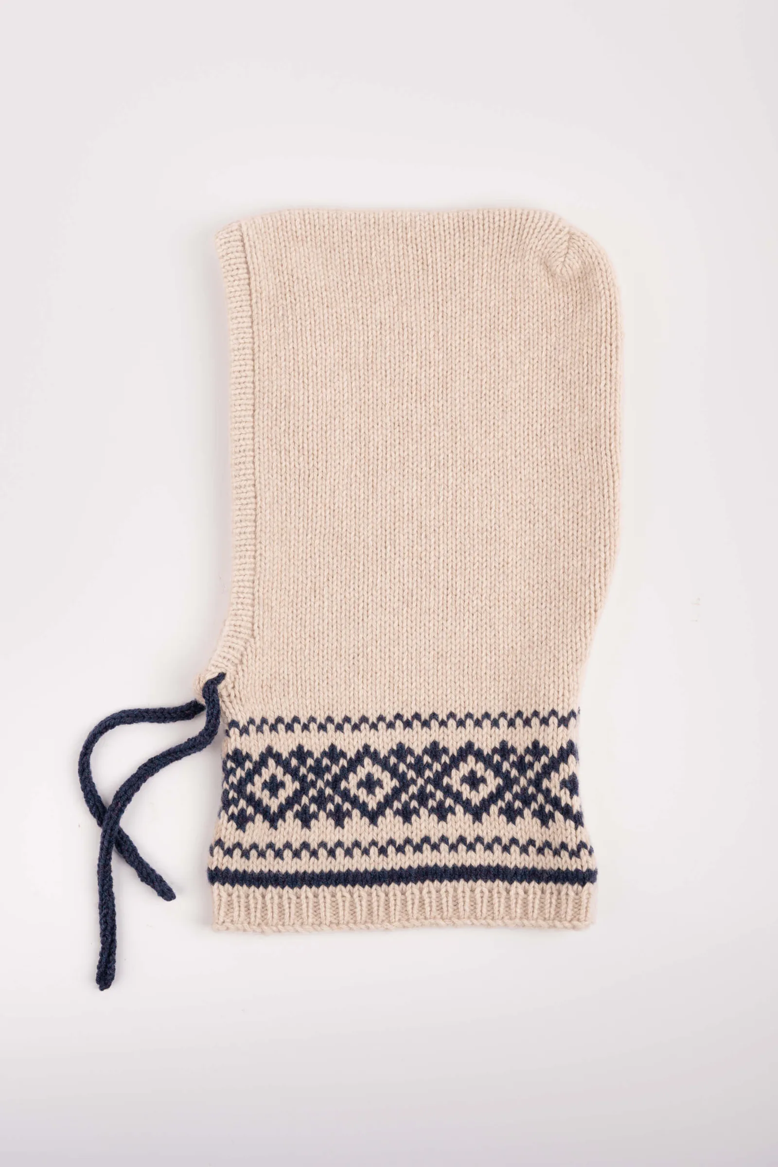 BALACLAVA PŪGA AUS KASCHMIR UND MERINOWOLLE