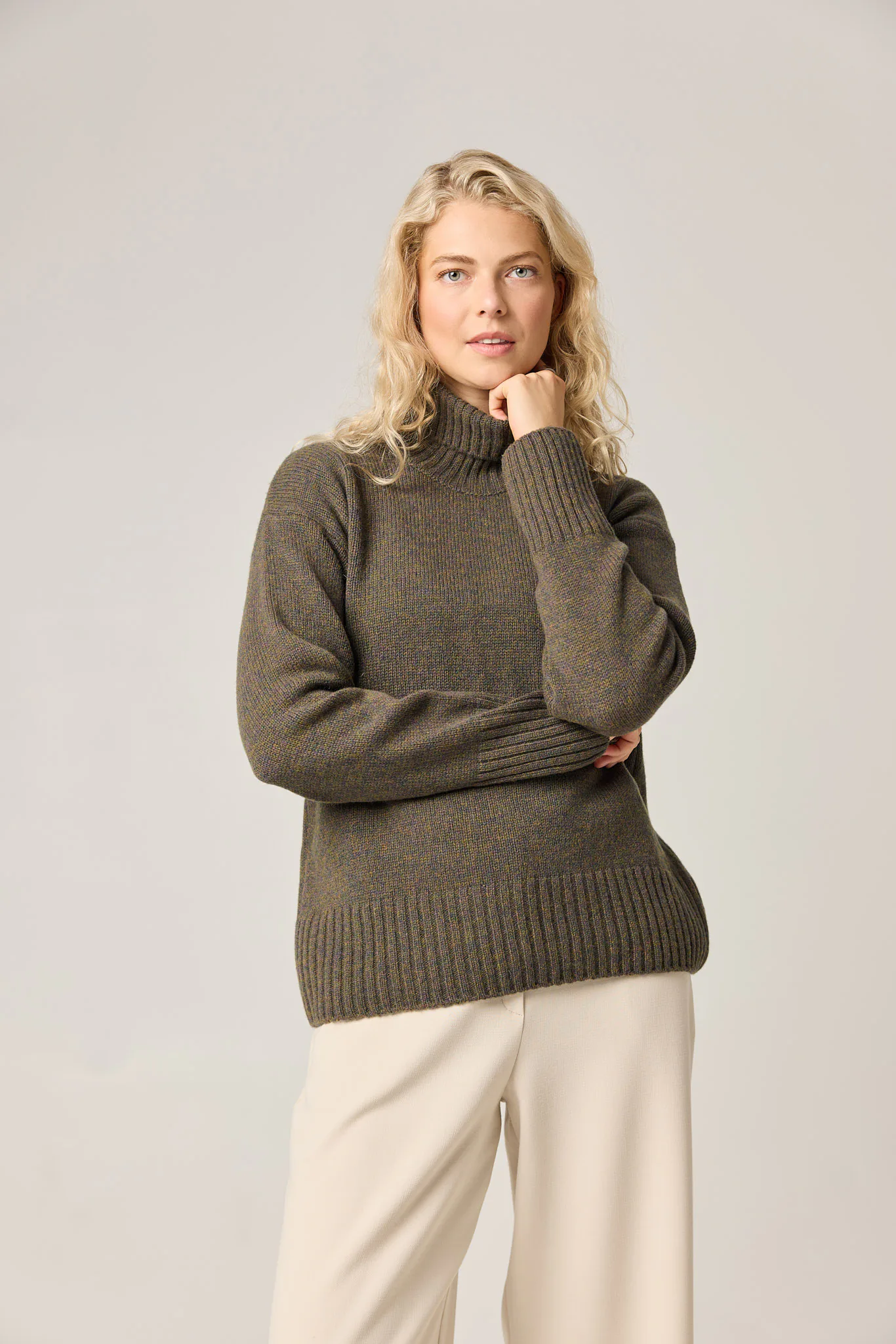 PULLOVER VITA AUS KASCHMIR UND MERINOWOLLE