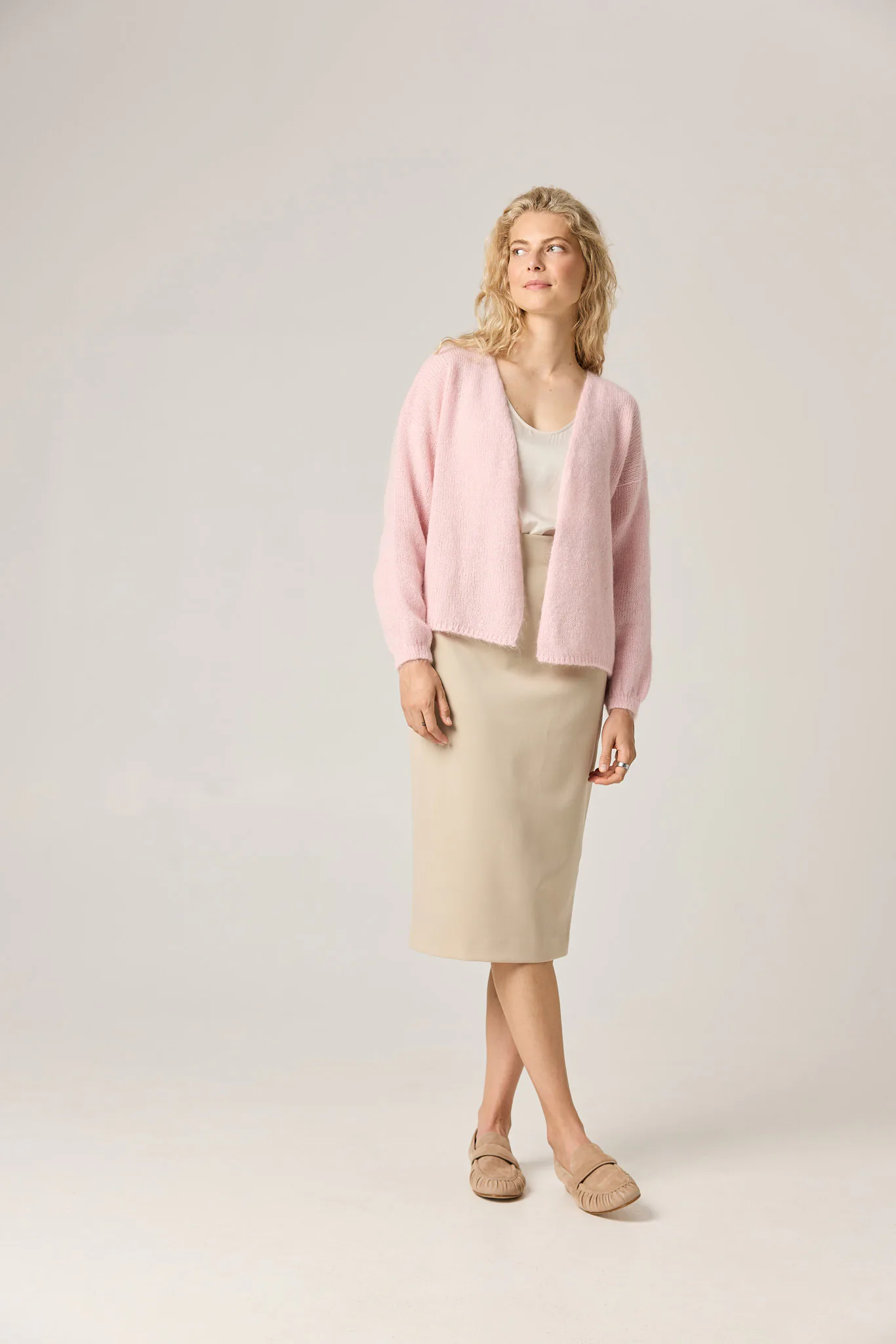 STRICKJACKE AMANDA AUS MOHAIR UND MERINOWOLLE