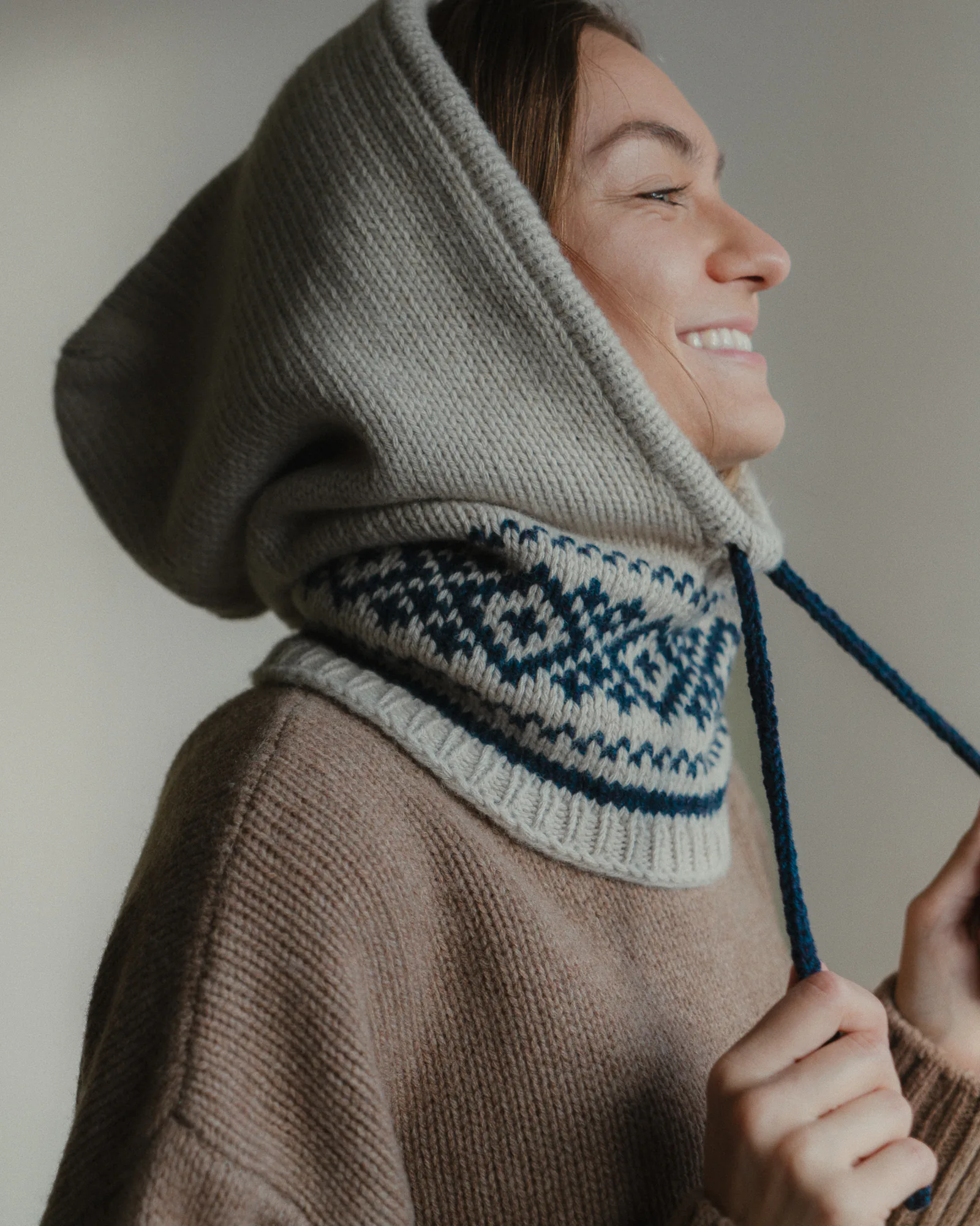 BALACLAVA PŪGA AUS KASCHMIR UND MERINOWOLLE