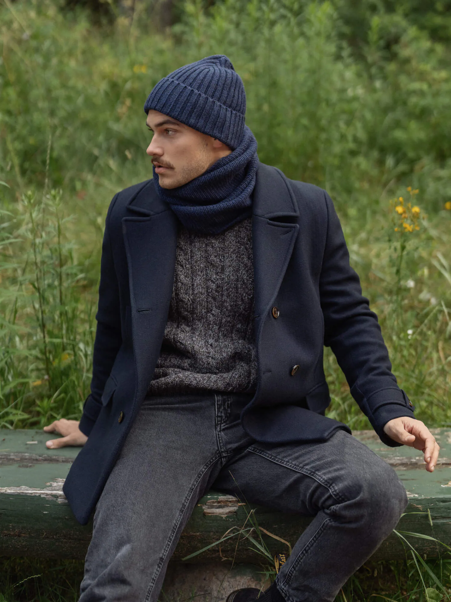 CASHMERE & MERINO WOOL NECK WARMER LUNA