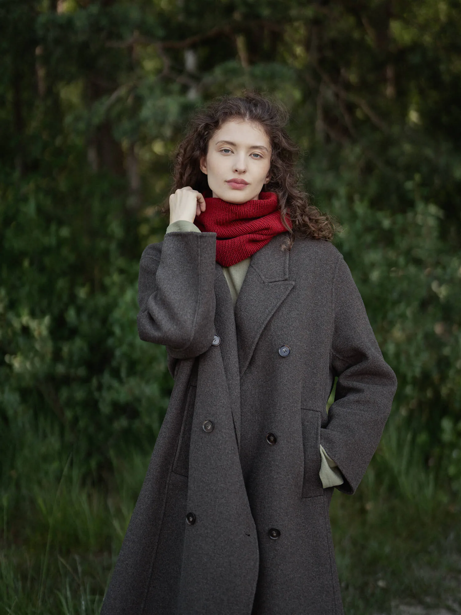 CASHMERE & MERINO WOOL NECK WARMER LUNA