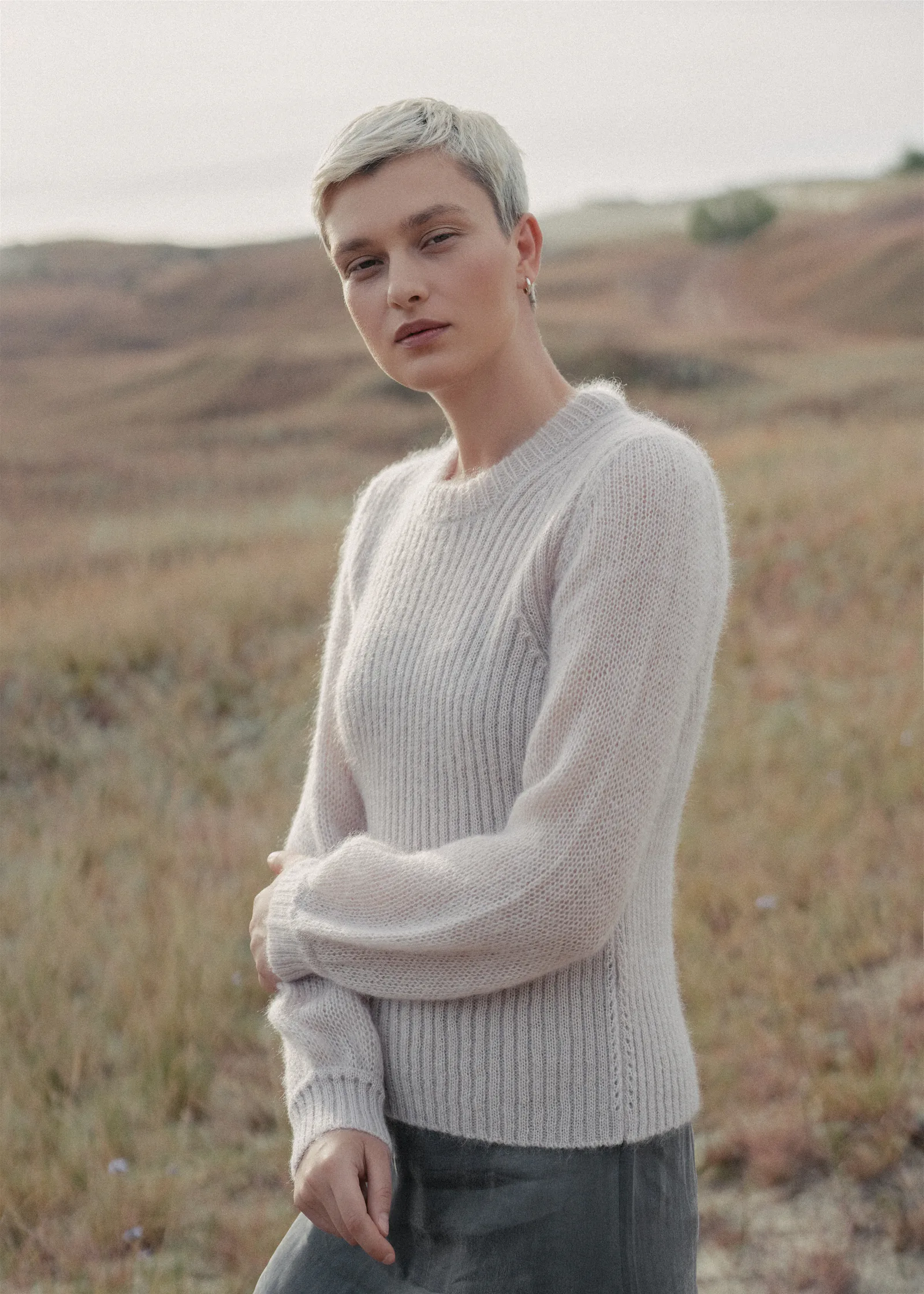 PULLOVER SAKURA AUS SEIDE UND MOHAIR