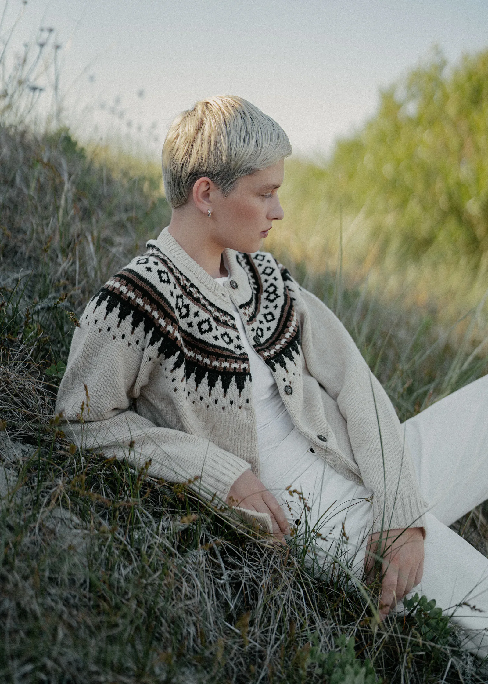 PULLOVER UNNI AUS KASCHMIR UND MERINOWOLLE