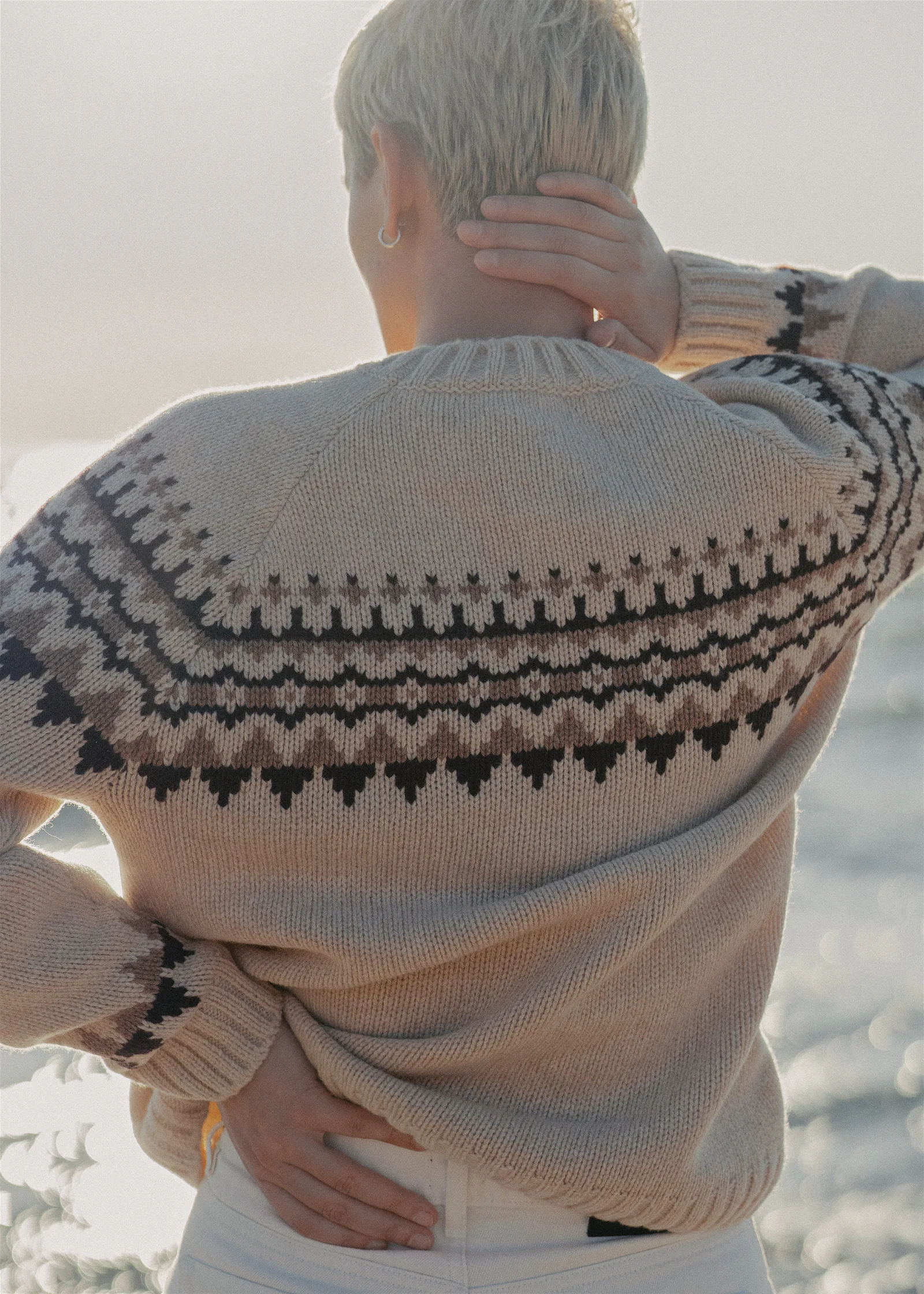 PULLOVER NANNA AUS KASCHMIR UND MERINOWOLLE