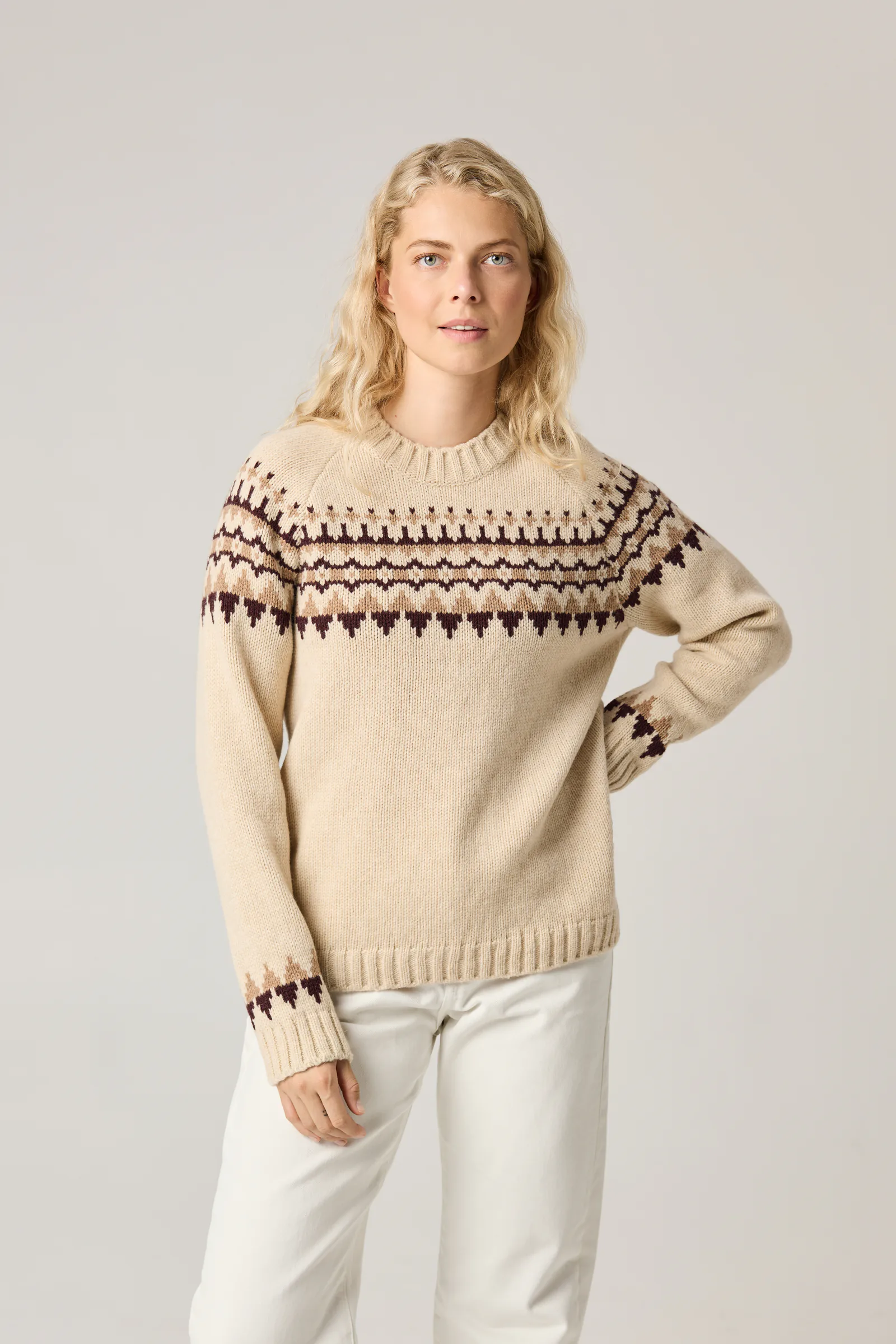 PULLOVER NANNA AUS KASCHMIR UND MERINOWOLLE