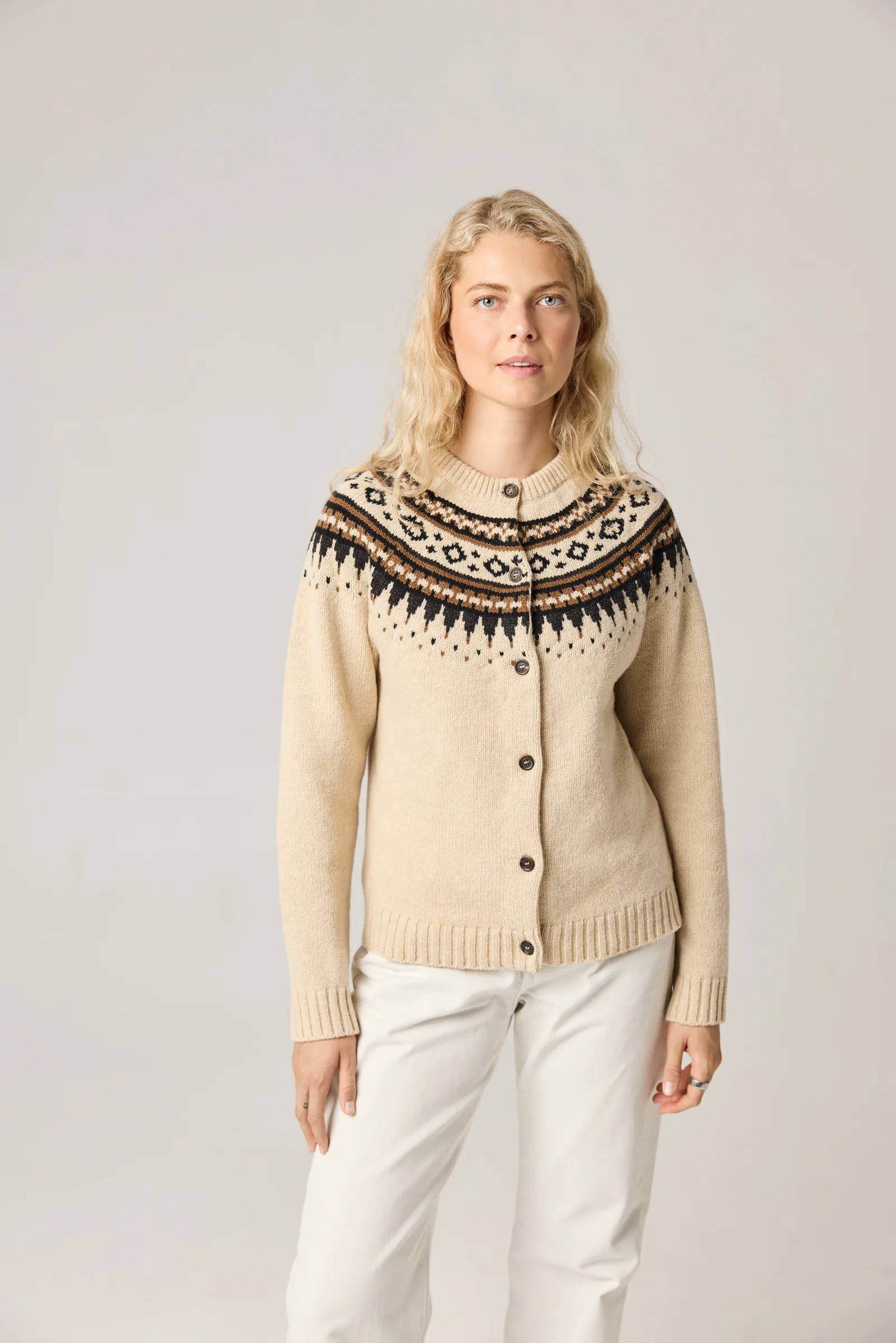 PULLOVER UNNI AUS KASCHMIR UND MERINOWOLLE