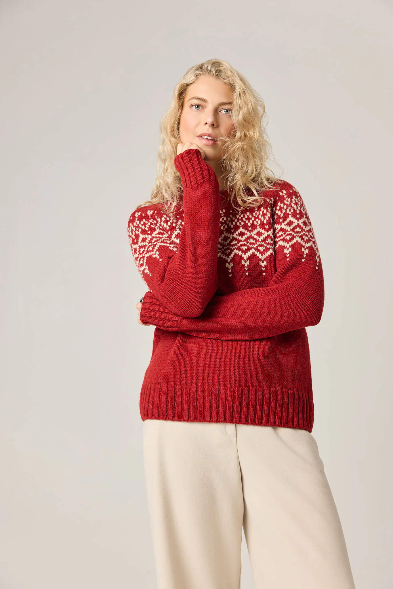 PULLOVER ŽARIJA AUS KASCHMIR UND MERINOWOLLE