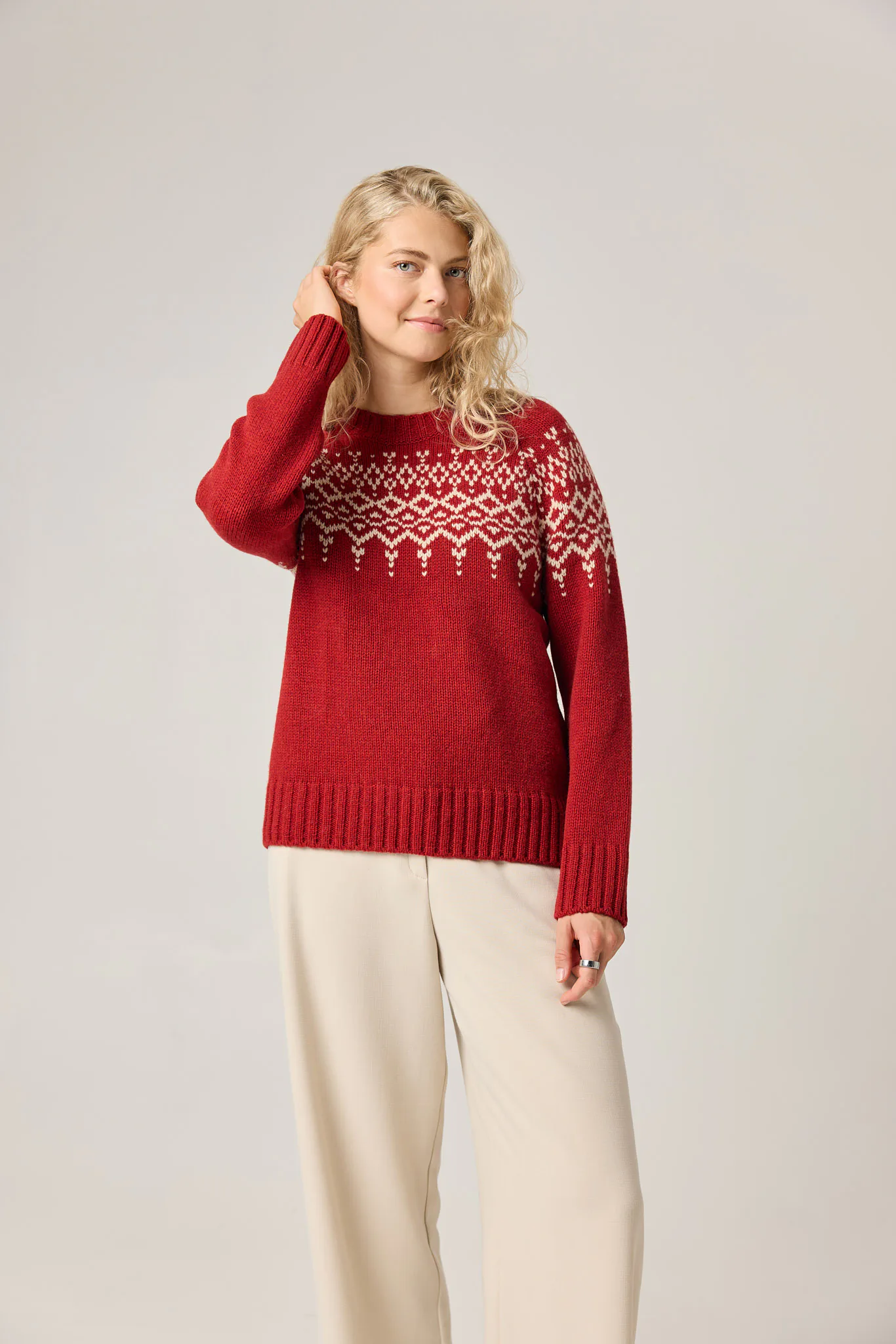 PULLOVER ŽARIJA AUS KASCHMIR UND MERINOWOLLE