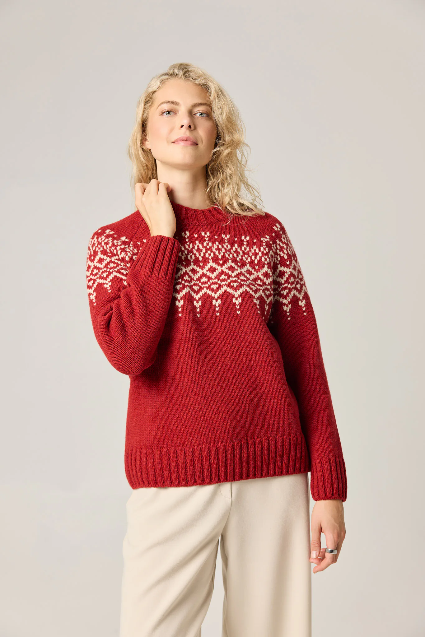 PULLOVER ŽARIJA AUS KASCHMIR UND MERINOWOLLE