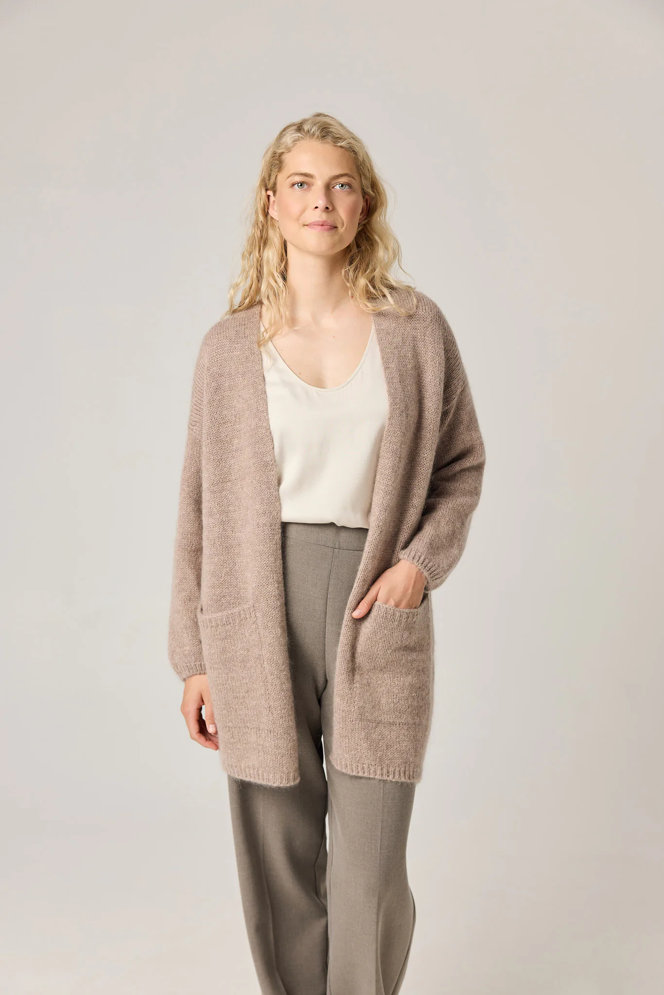 STRICKJACKE SUTEMOS AUS MOHAIR UND MERINOWOLLE