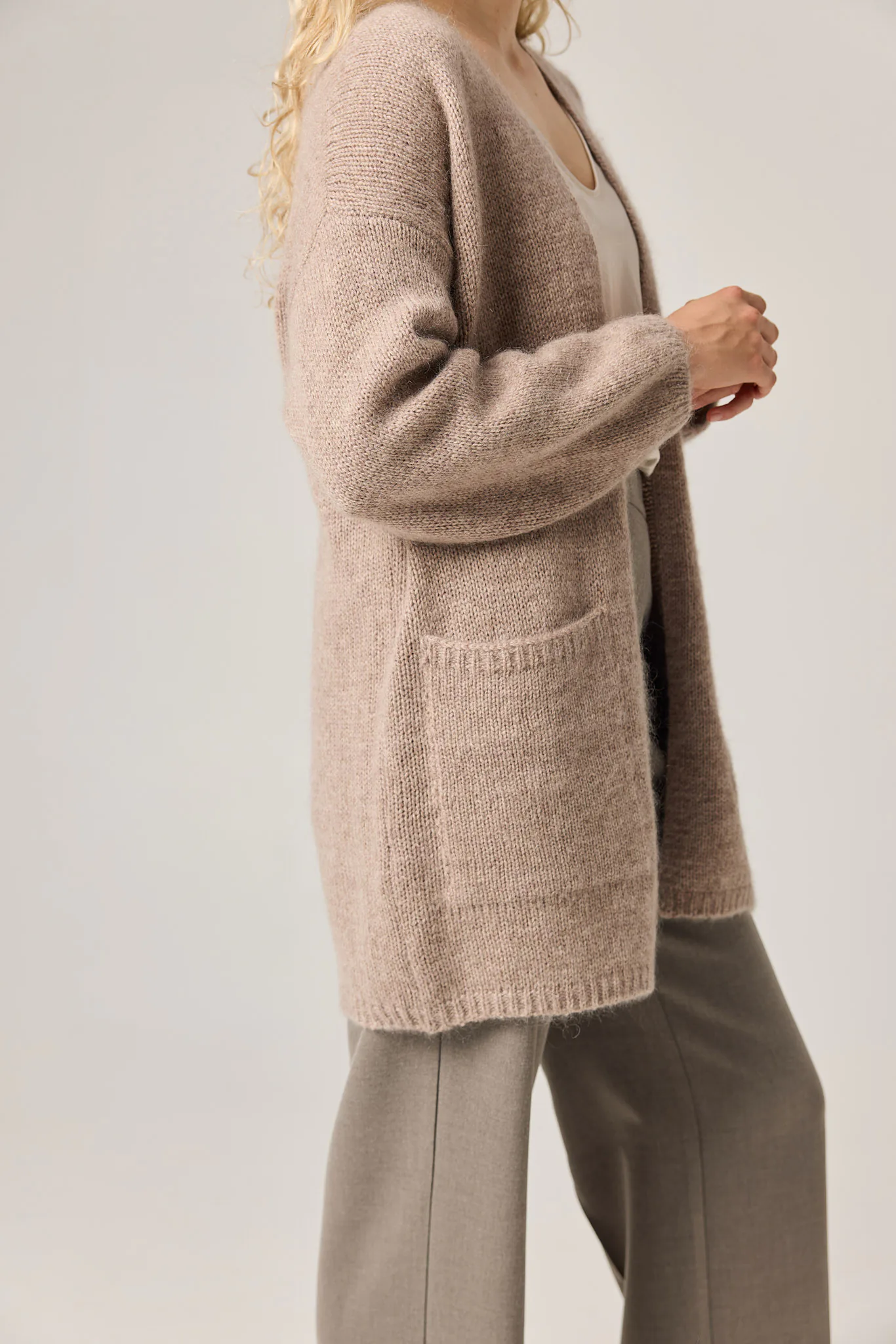 STRICKJACKE SUTEMOS AUS MOHAIR UND MERINOWOLLE
